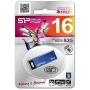 Флешка USB 16GB  Silicon Power  835 синий, металл